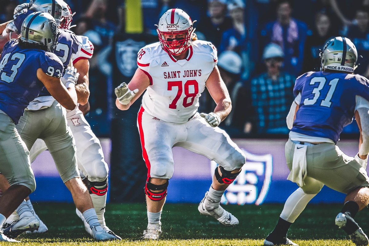 SJUAlumni's tweet photo. What a day for Johnnies - Ben Bartch ‘20 is drafted to the @Jaguars in the @NFL! Hundreds of thousands of impressions on our alumni twitter feed. Largest month of traffic ever. Largest single day ever. The community rallied around Ben! #JohnnieNetwork #WeAreJohnnies @benbartch https://t.co/O4f8lglhmB