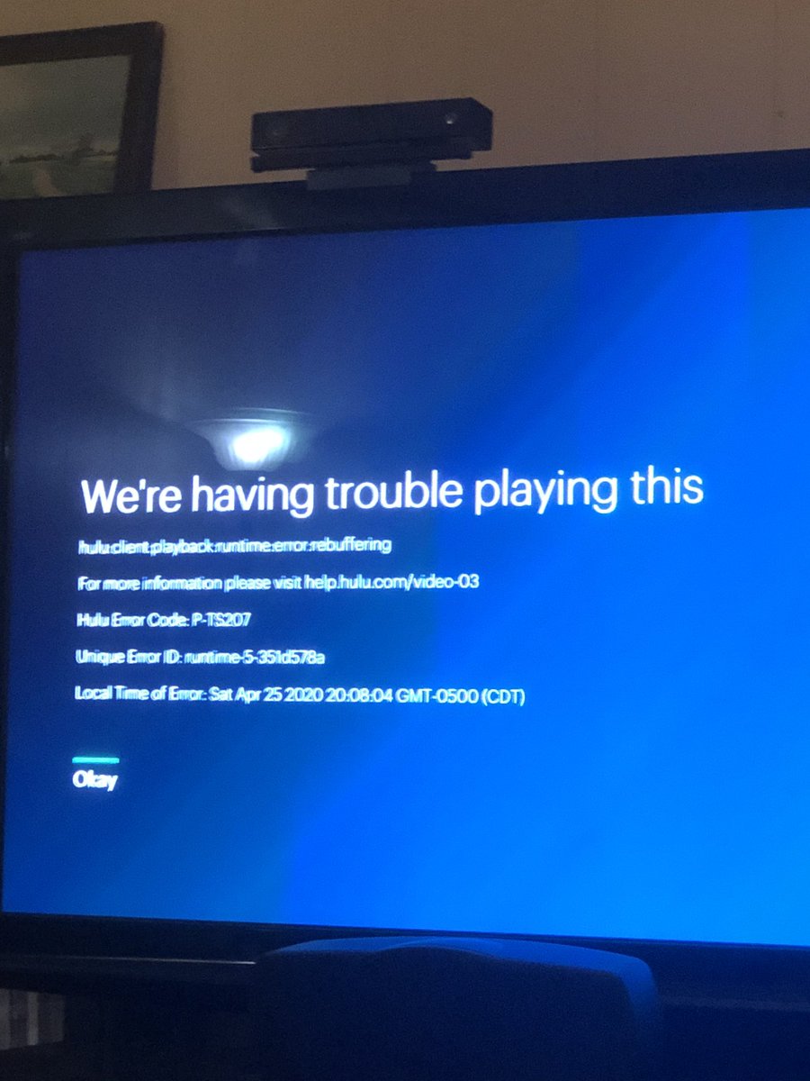 pollsk's tweet photo. @hulu_support @SelkaDarla Same here from a firestick access in 72211! I’m so sad - I’d been looking forward to this all day. 💜 https://t.co/n6kHk5dlfy