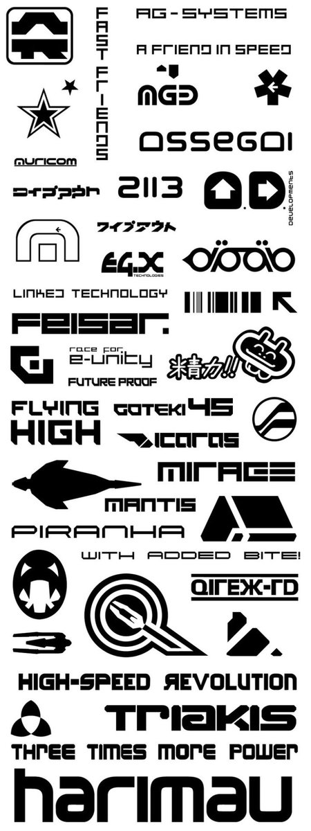 The Designer's Republic's Wipeout work. Graphic design so 90s that it's still futuristic.