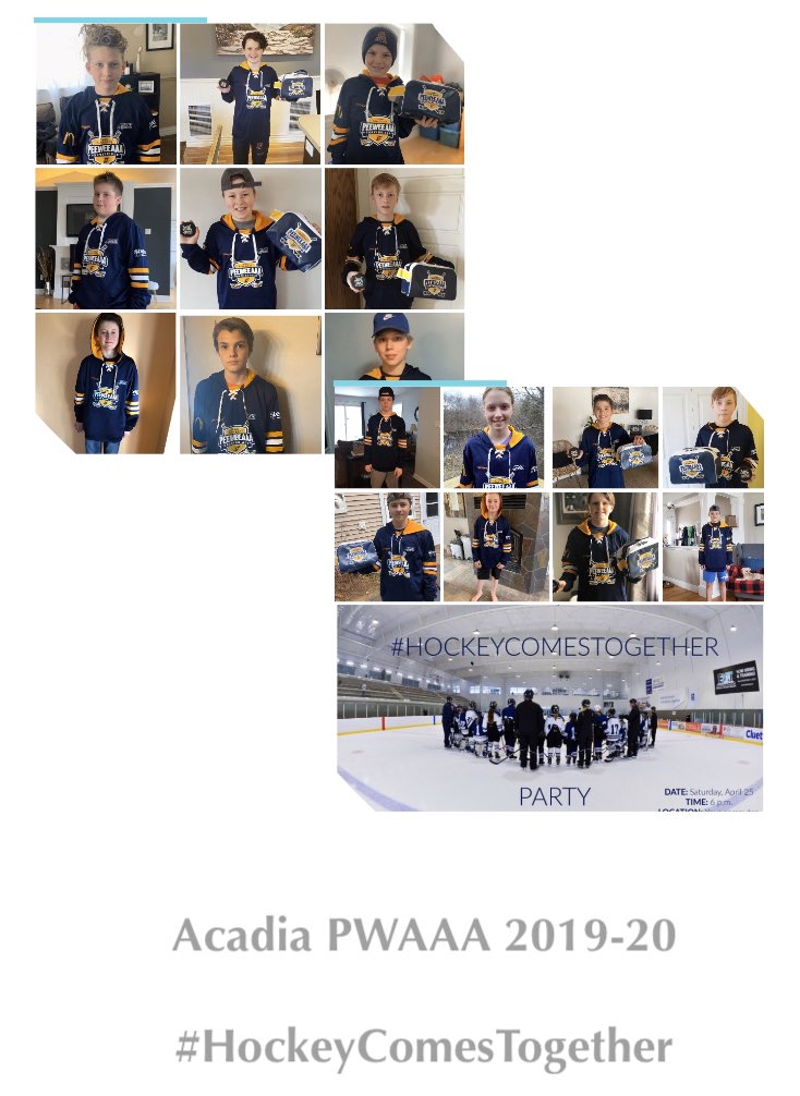 AcadiaPwaaa's tweet photo. @HockeyNS #HockeyComesTogether https://t.co/6V0M4W1RPb