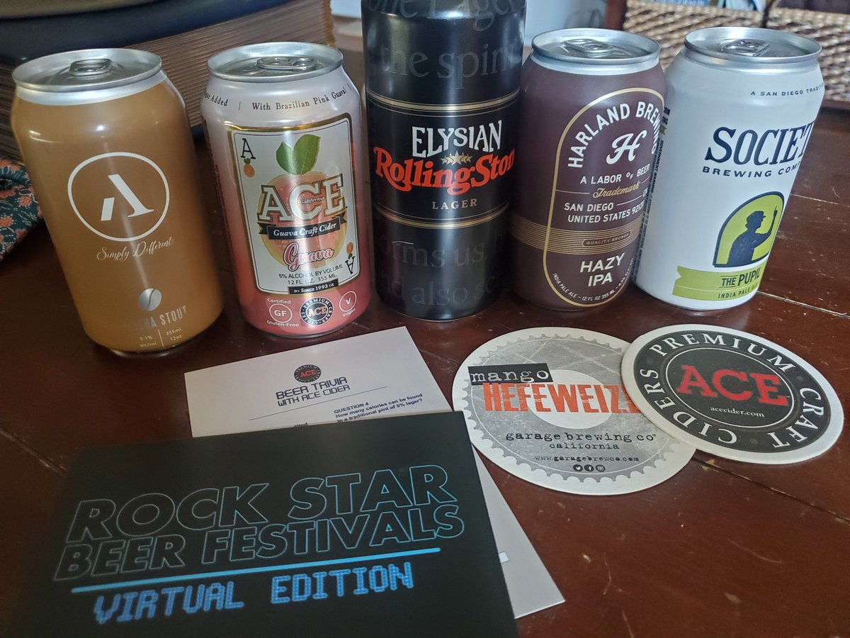 sholden's tweet photo. Enjoying some San Diego Beer Festival beers this weekend #virtual_edition #rockstarbeerfestivals #sandiego https://t.co/oXBEHV7knE