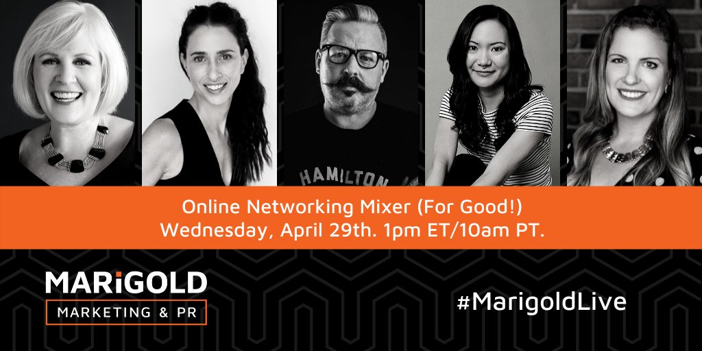 Wednesday, <a href="/MarigoldPR/">Marigold Mktg & PR</a> hosts an online networking mixer, raising funds for 
<a href="/foodbankscanada/">Food Banks/Banques alimentaires Canada (inactive)</a>. @alisongordon, <a href="/BubbaNicholson/">BubbaNicholson</a> &amp; Mimi Lam from <a href="/superette_shop/">Superette</a> will lead the event, call it speed-networking for the cannabis industry. 
Limited seats available!
buff.ly/3bFvncN