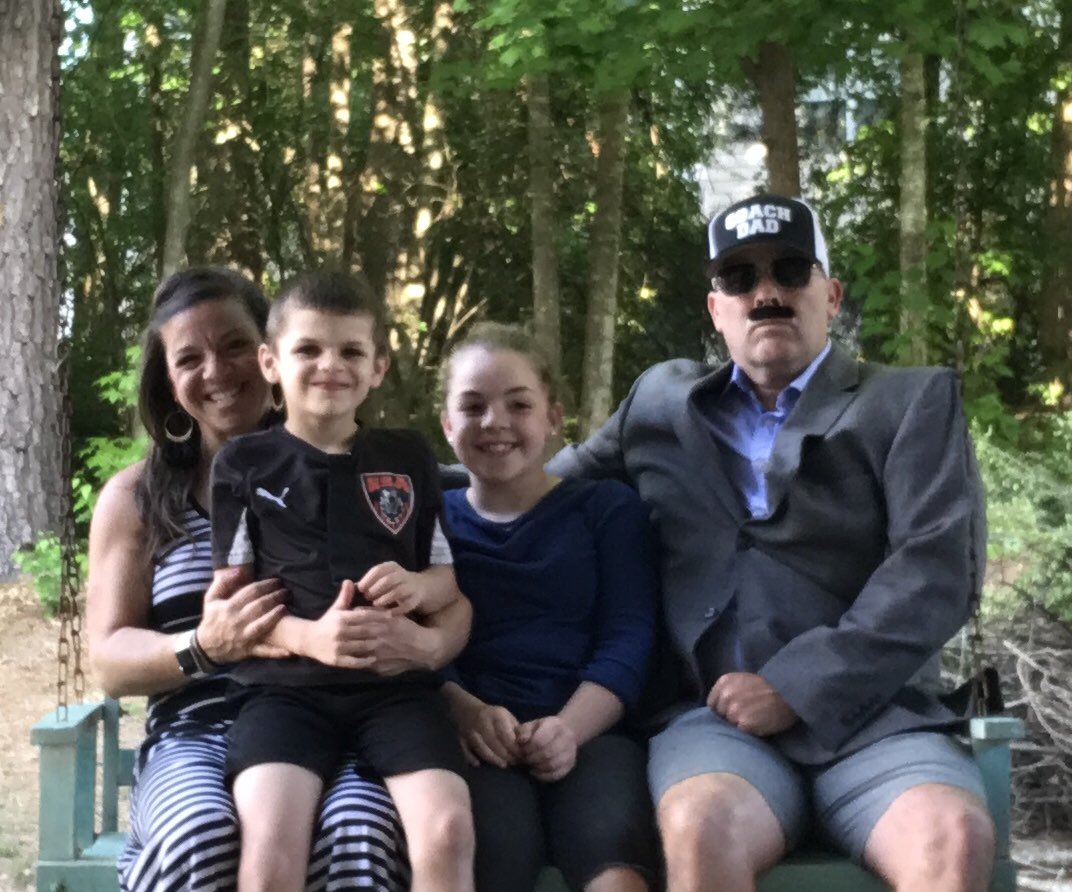coachdadcoffee's tweet photo. Quaratnine family photo. Can’t stand these people, and their demands about school from home. https://t.co/FMitm3CdBZ