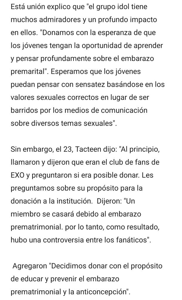 FaithfullyAeris's tweet photo. [200425] #CHEN

Antis "EXO-L ACE Alliance" donó 1 millón ₩ al "Centro Sexual Juvenil Tacteen" pero el monto fue regresado.

Tacteen anunció "El verdadero propósito de esta donación fue diferente, por lo que la donación fue devuelta" +

 #EXO @weareoneEXO
Cr: @/EXOnaverTrans https://t.co/DpvBwB0phi