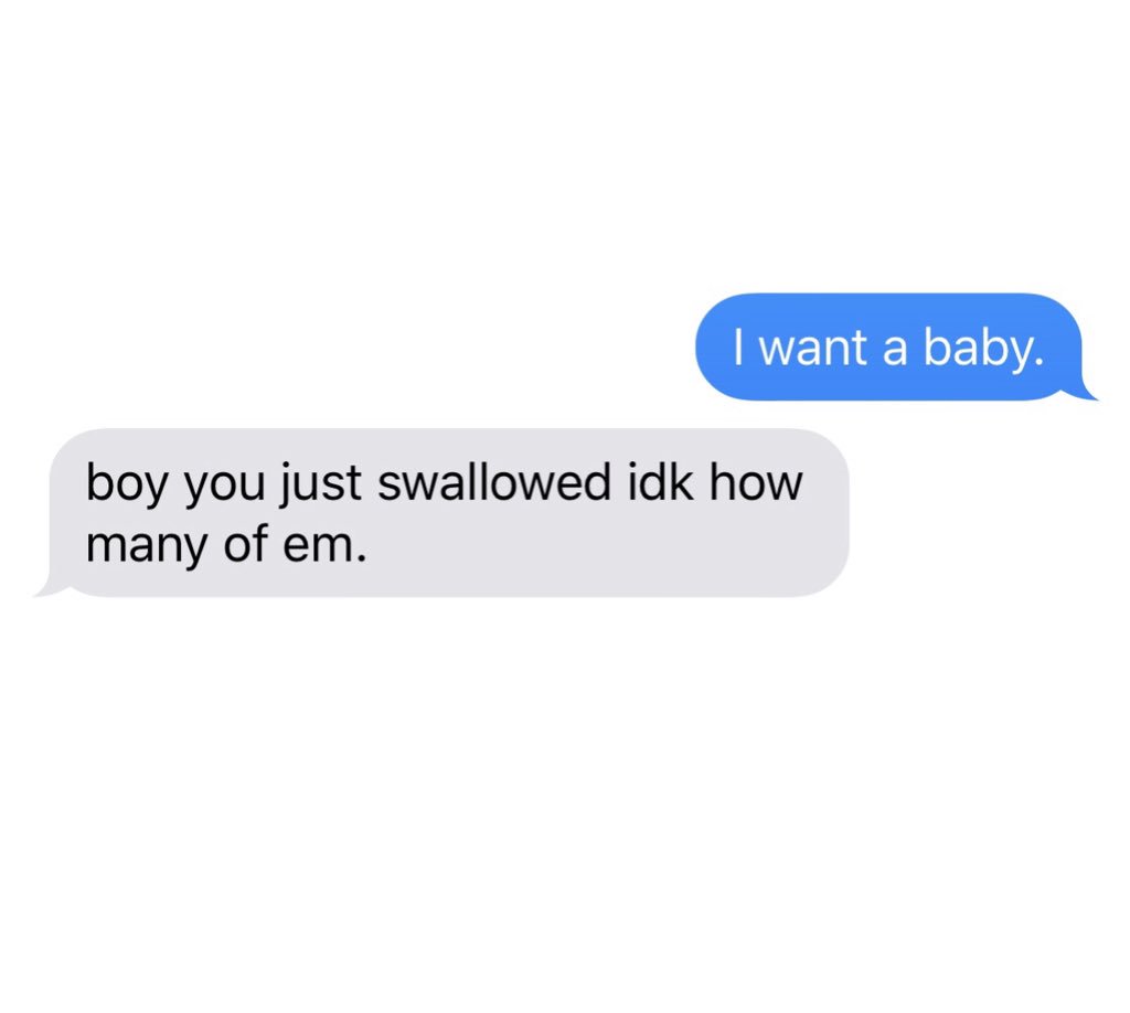 One direction as "I want a baby" responses; a thread: