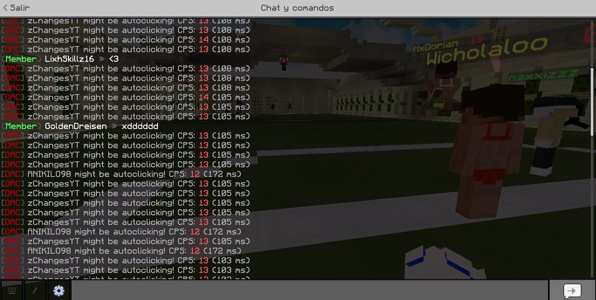 H3R0eZClan's tweet image. HRZ ha derrotado a @TnTMCPE
 
 7-2
[Scrim]
[5v5] // W10

Casi todos los del otro clan estaban usando autoclick.
#FuerzaHRZ