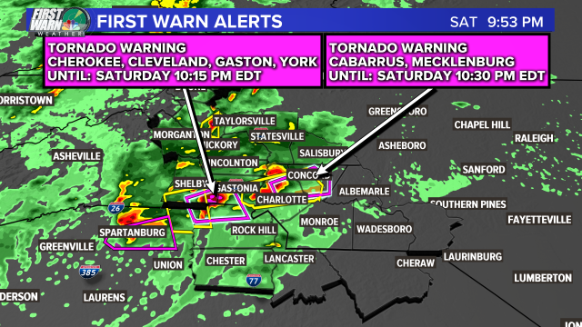 wxbrad's tweet photo. A TORNADO WARNING has been issued for the WCNC viewing area. MORE INFORMATION--> https://t.co/I9bebNlAqm https://t.co/PoZIEmJIxx