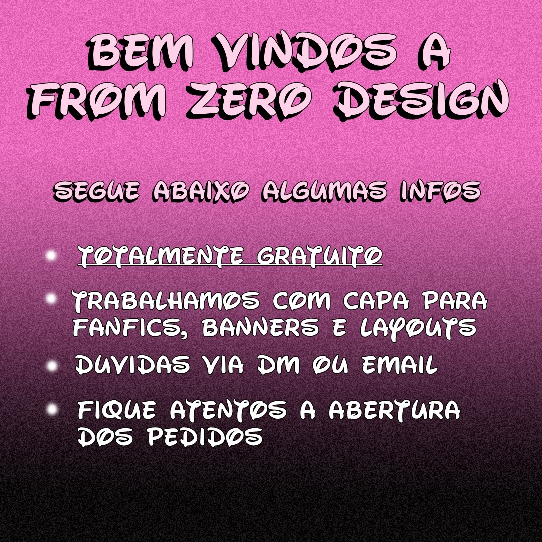fromZeroDesign's tweet image. olá 🌹

algumas informações sobre como funciona os pedidos 🌹