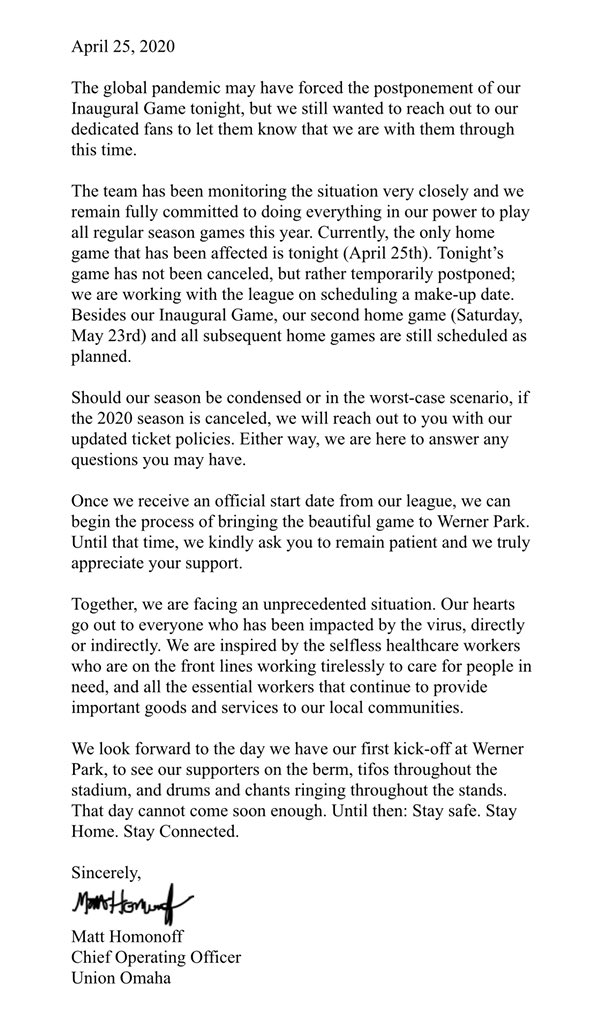Union Omaha tweet media