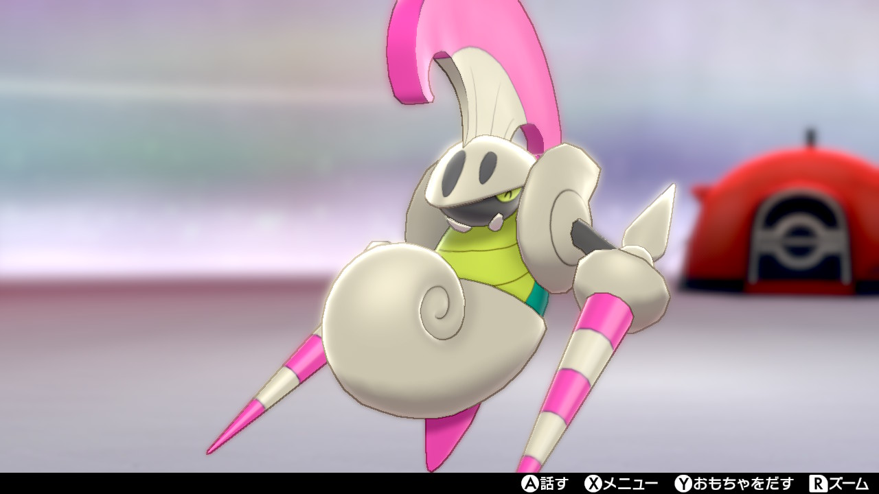 しらたき というわけでシュバルゴに進化 Nnはチャリオットと悩んだんだけど好きなガンランスの名前から取って ルーク にしました W イケメンな笑顔 Legarna 色違い虫ポケ奮闘記 T Co Fciegjpe7g Twitter