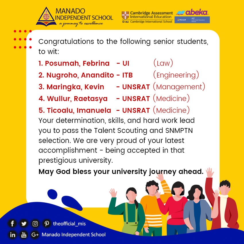 Manado Independent School tweet media