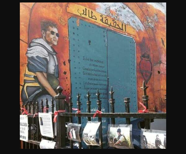 ceilesmammy's tweet photo. Beautiful tribute to #JimFoley always honoured #myhero #jameswrightfoley https://t.co/9HZ7cDxgxZ