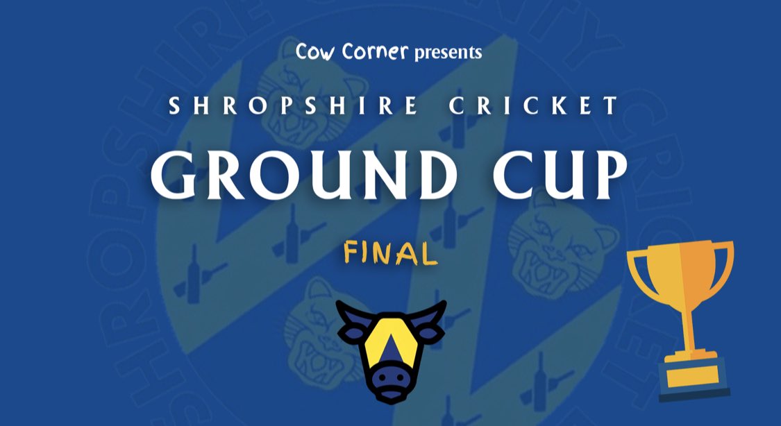 🐮Shropshire Cricket Ground Cup🐮

🏆| The Final

🗳Vote thread 👇

#SCCLGroundCupFinal #SCCLGroundCup #CowCorner