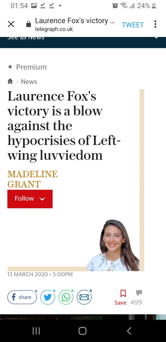 An interesting aside is the revelation that he is "shagging" his fellow Question Time panellist and Telegraph hack Madeleine Grant. Which makes this particular piece of "journalism" interesting