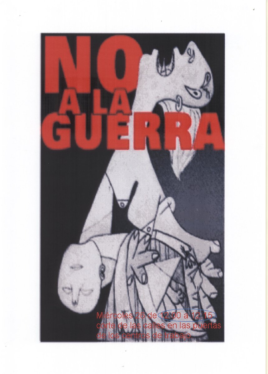 Guernica se ha convertido progresivamente en icono por la paz empleado recurrentemente desde ámbitos no institucionales y desde espacios no solo artísticos sino también de protesta, en movilizaciones colectivas y a través de geografías dispersas #ElReinaEnCasa  #LaCulturaEnTuCasa