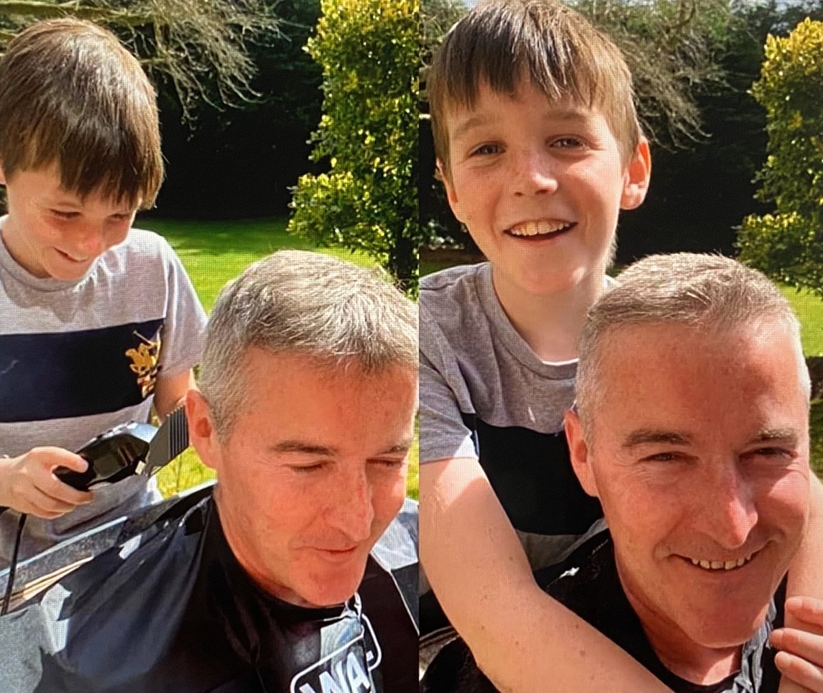 7. @Alan_Moody2 is a great charity supporter doing his bit during the #Covid_19 crisis #HairCutForCharity check it out! He’s also sponsored @mencap_charity @LondonMarathon #TwoPointSixChallenge & me 😊  Thank you Andy