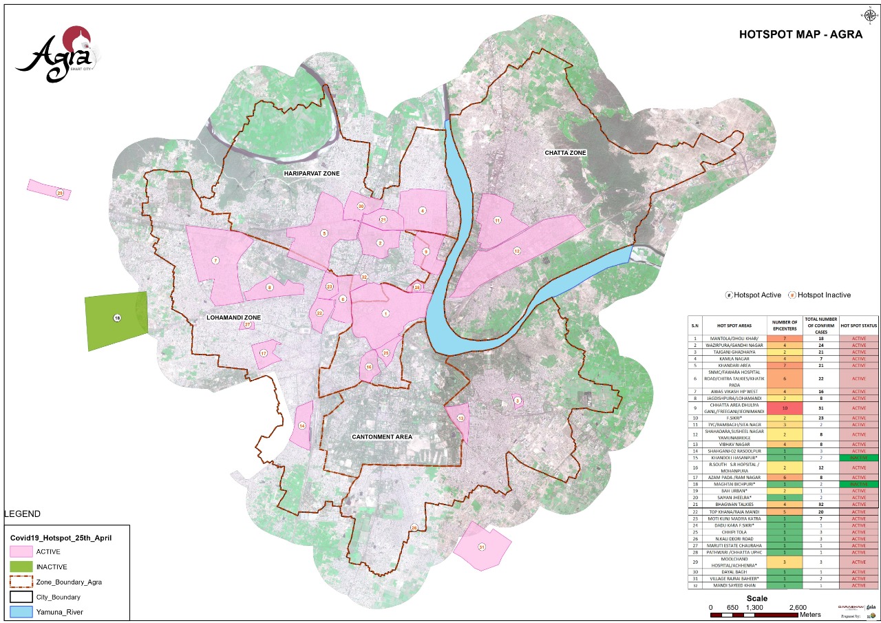 Agra Smart City Map Agra Smart City On Twitter: "Hot Spot Map Of Agra Https://T.co/Q09X8Wezjz"  / Twitter