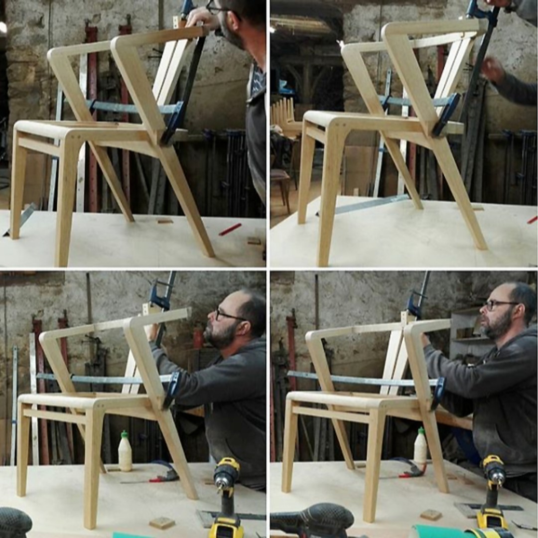 Workshop progress..
#zenchair #bespokechair #furnituremaker #artisanmaker #France #furnituredesign #chair #dining #Francelife