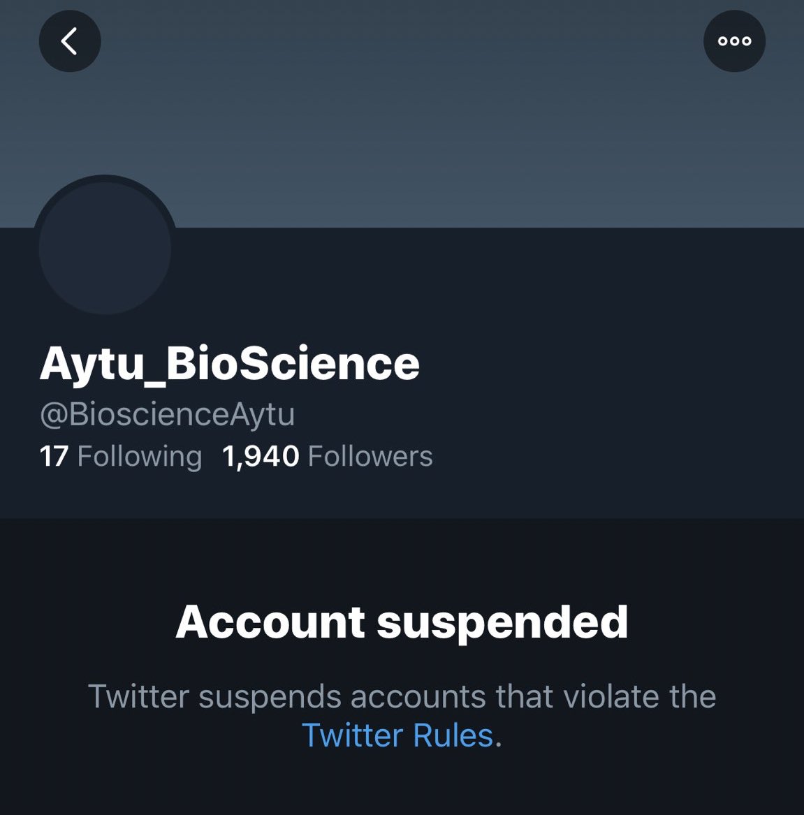 MichaelCoudrey's tweet image. UPDATE: @Twitter just suspended the account of the publicly traded biotech company AYTU BioScience that created a novel COVID-19 treatment approach utilizing UV light in the lungs that @realDonaldTrump was talking about.

This is ridiculous!