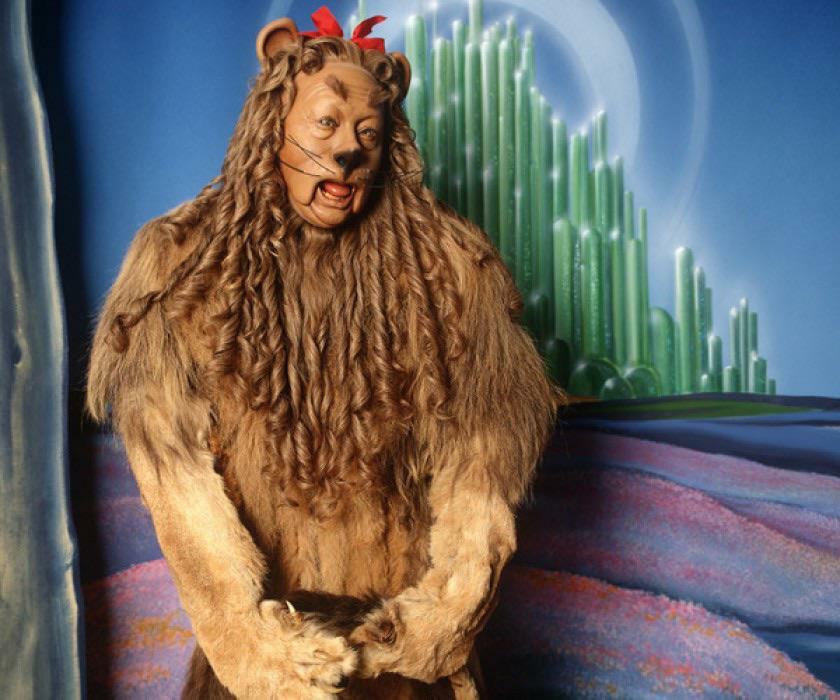 The Cowardly Lion costume from 'The Wizard of Oz' (1939) was made...