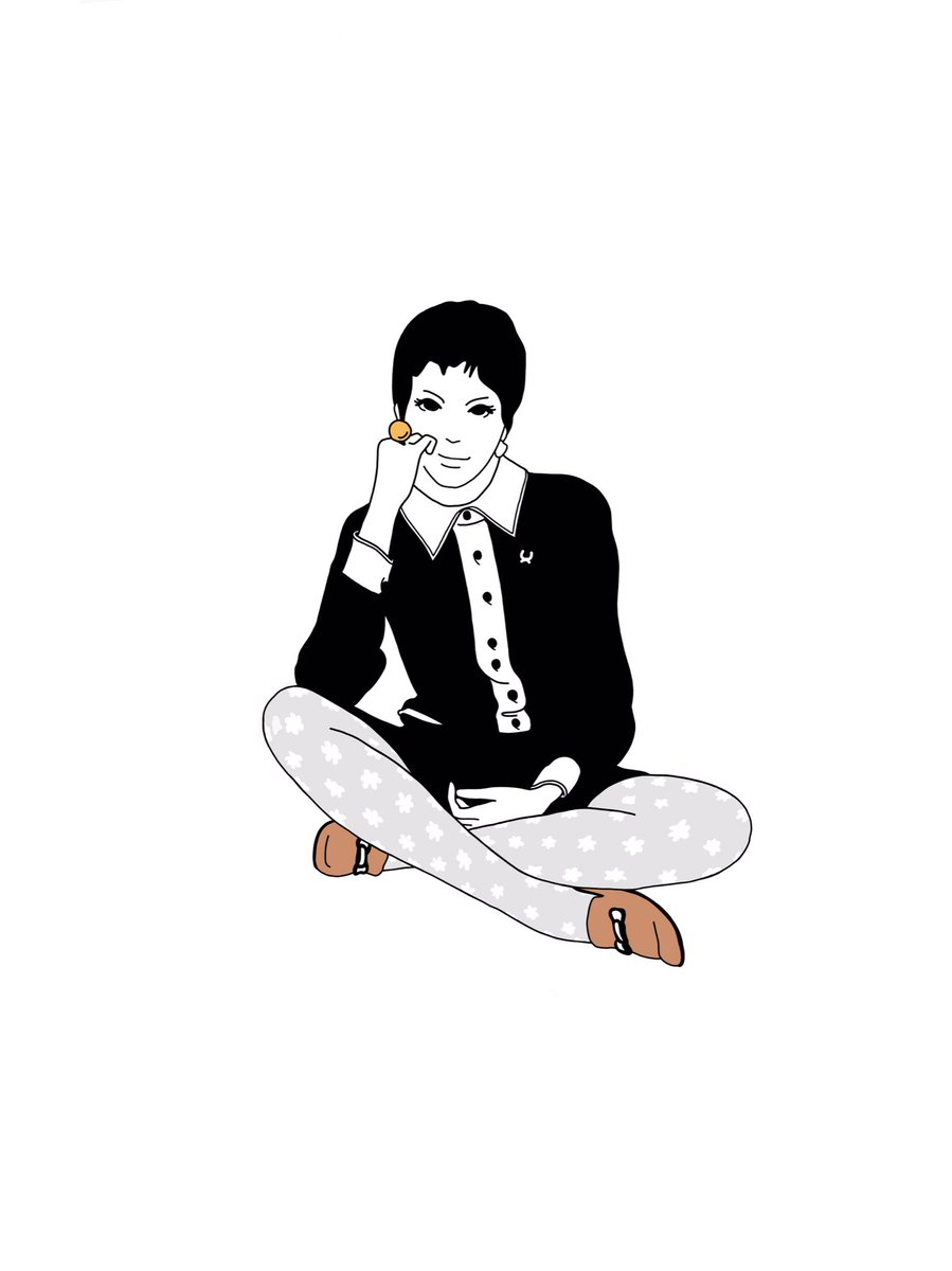 Jun Kikuchi 60s British Style 02 Fredperry フレッドペリー ファッション イラスト Illustration London Artwork