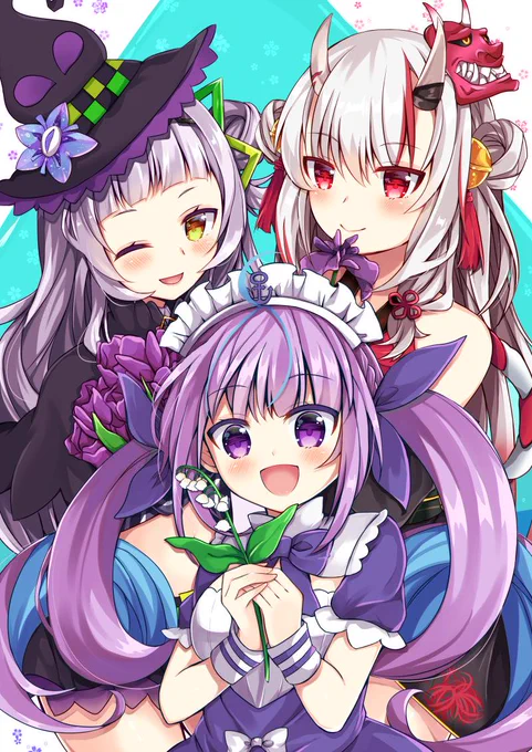 過去絵からお気にを
#ホロコミイラスト 