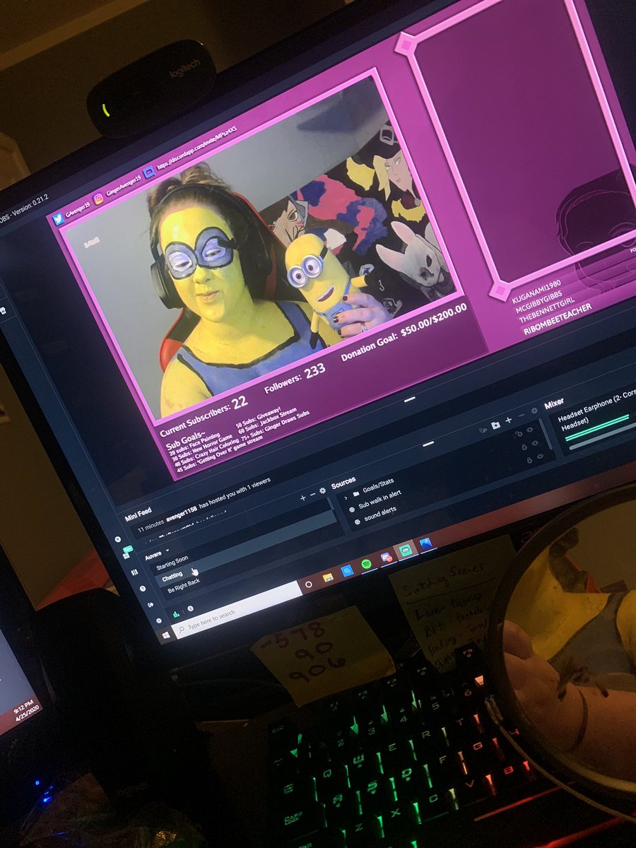 GAvenger19's tweet photo. First #subappreciationstream went great! My first #face painting stream โค๏ธ I donโt think Iโll become a body painter or anything but it was fun! Thanks as always, to my #gingersnaps #twitchfam #loveyouall #ginger #becomeagingersnap
https://t.co/P4BG51zwcf https://t.co/PFkZC32Da6