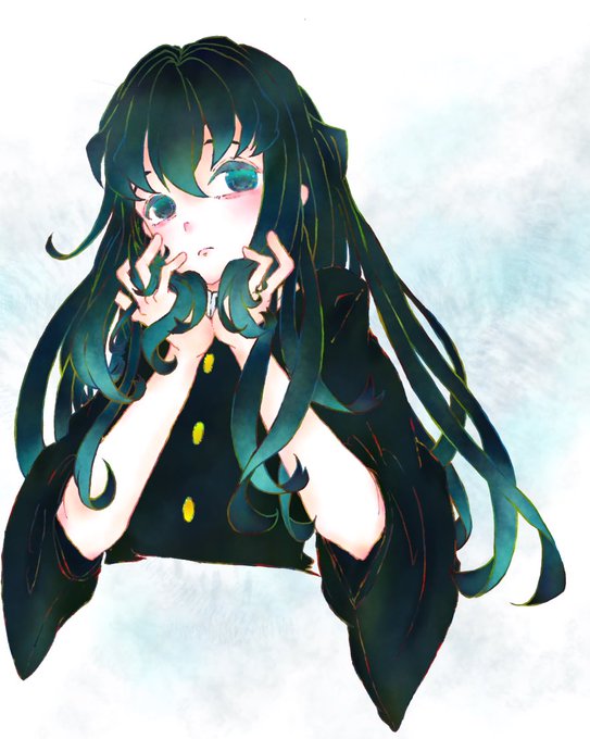 心星さんがTwitterに投稿した時透無一郎(鬼滅の刃)のイラスト。