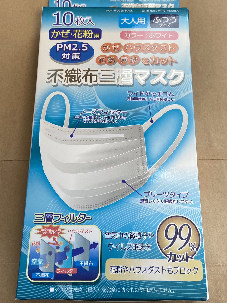 横浜のけいちゃん 楽天市場で注文していたマスクが届いた 楽天市場 マスク 不織布マスク 10枚 横浜のけいちゃん 楽天市場で注文していたマスクが届いた 楽天市場 マスク 不織布マスク 10枚