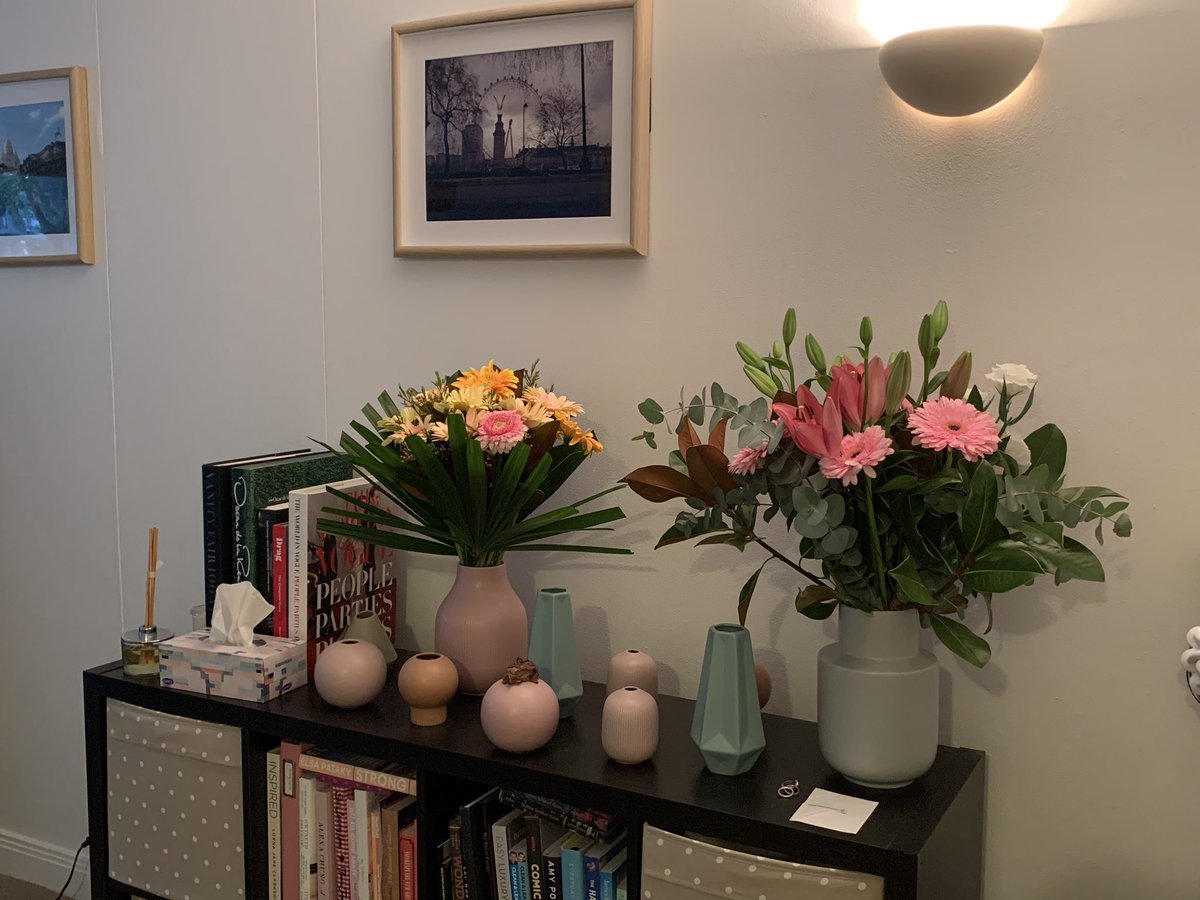 ClaireeHowson's tweet photo. Happy birthday to me. Thank you for the flowers https://t.co/0LQ0GA8mj8