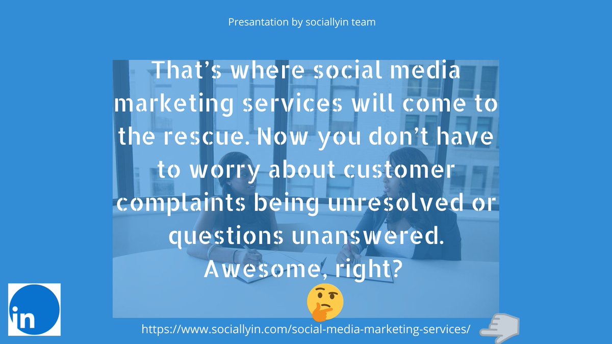 If you’re wondering why you should spend money on social media marketing services for you business, this post is just for you. 
Visit right now👉sociallyin.com/social-media-m… 🔗

“Share Through &amp; Help Us To Spread!”
 #socialmediaservices #buildyourbrand #sociallyin