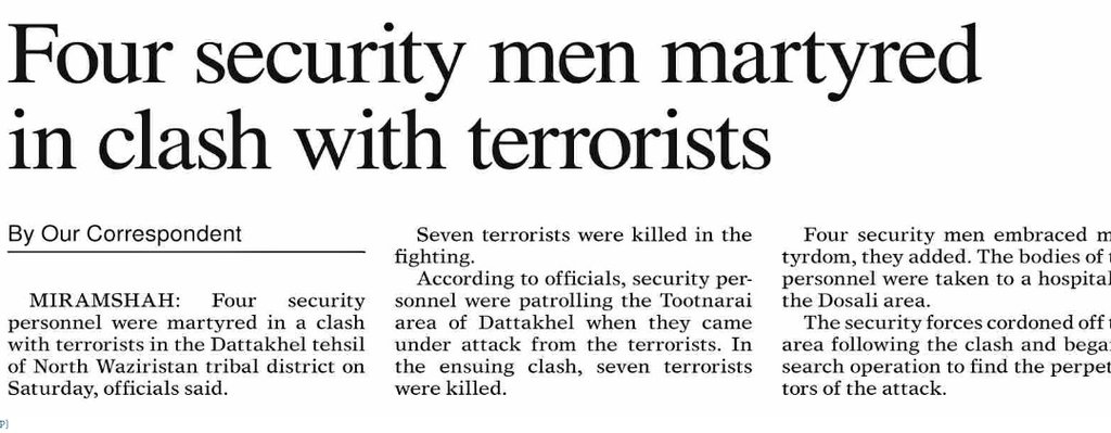  #DattaKhel attack News ! The borders are sealed and screened from months how are they entering the same area ?? #Waziristan  #Miranshah  #Miramshah