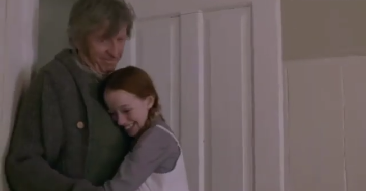 Like i love the way anne hugs matthew and he just wraps his arms around her like she has become matthews joy and happiness in such a short time he loves anne as if she were his own. And having her at greene gables has been a joy #AnneWithAnE  #renewannewithane