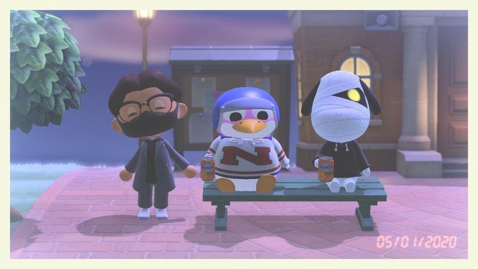 Joshtsukuyomi's tweet photo. My Ride or Dies right here 🖤🖤#AnimalCrossingNewHorizons #ACNH #AnimalCrossing #Puck #Lucky https://t.co/sZBGRwOHc1