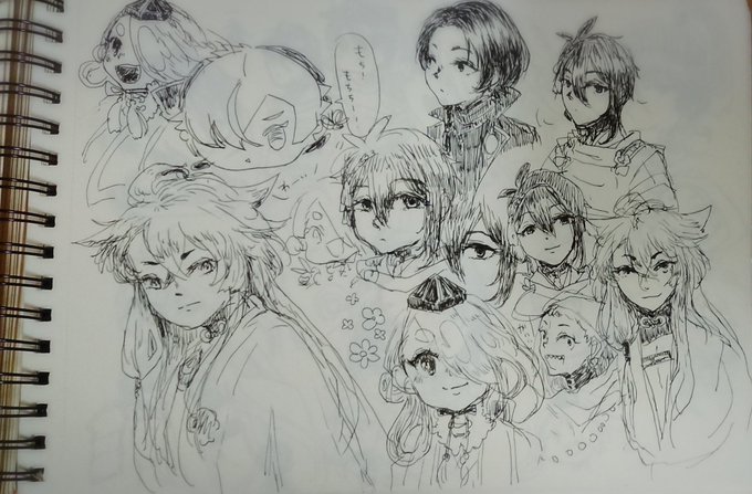 わはは1年以上前の絵ー! 