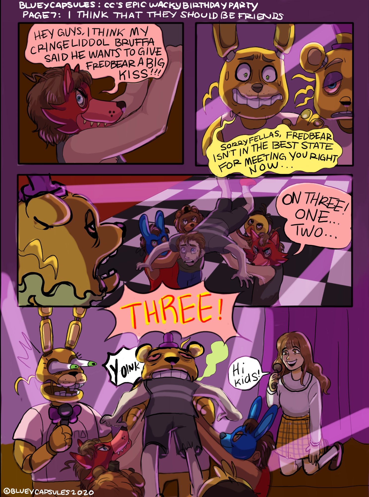 Bluey Capsules on Twitter  Fnaf funny, Fnaf comics, Fnaf