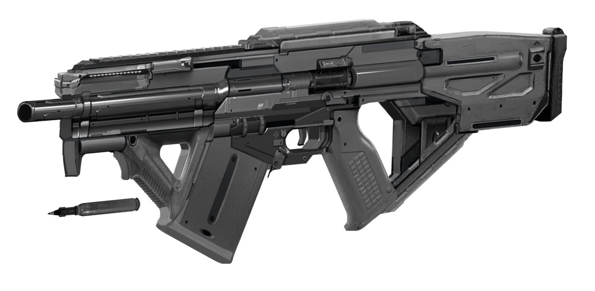 「Combat assault rifle, Concept 2.5D 」|puremageのイラスト
