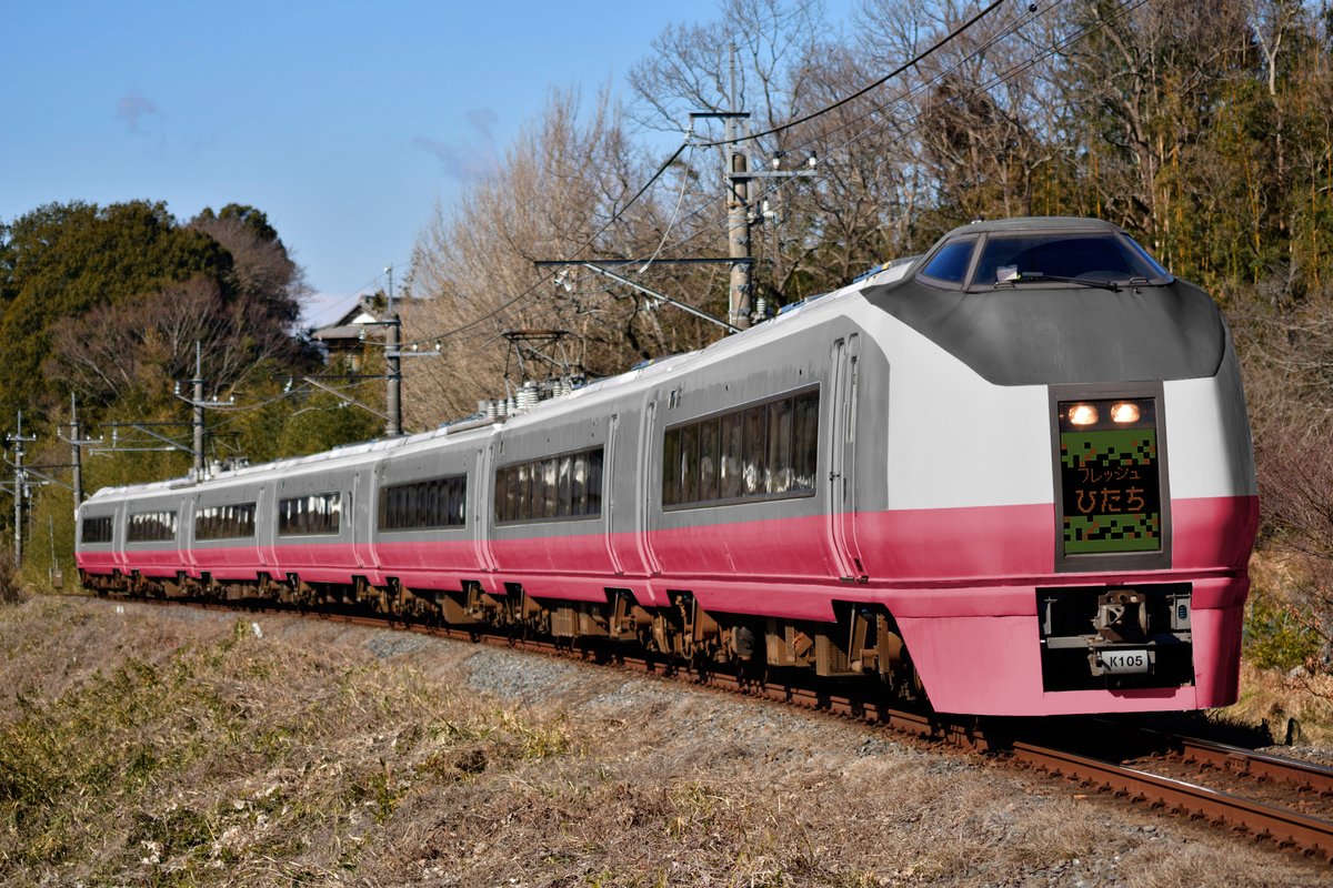 いそ 651系のE653系カラー4種 #u_s_o_train #ウソ電