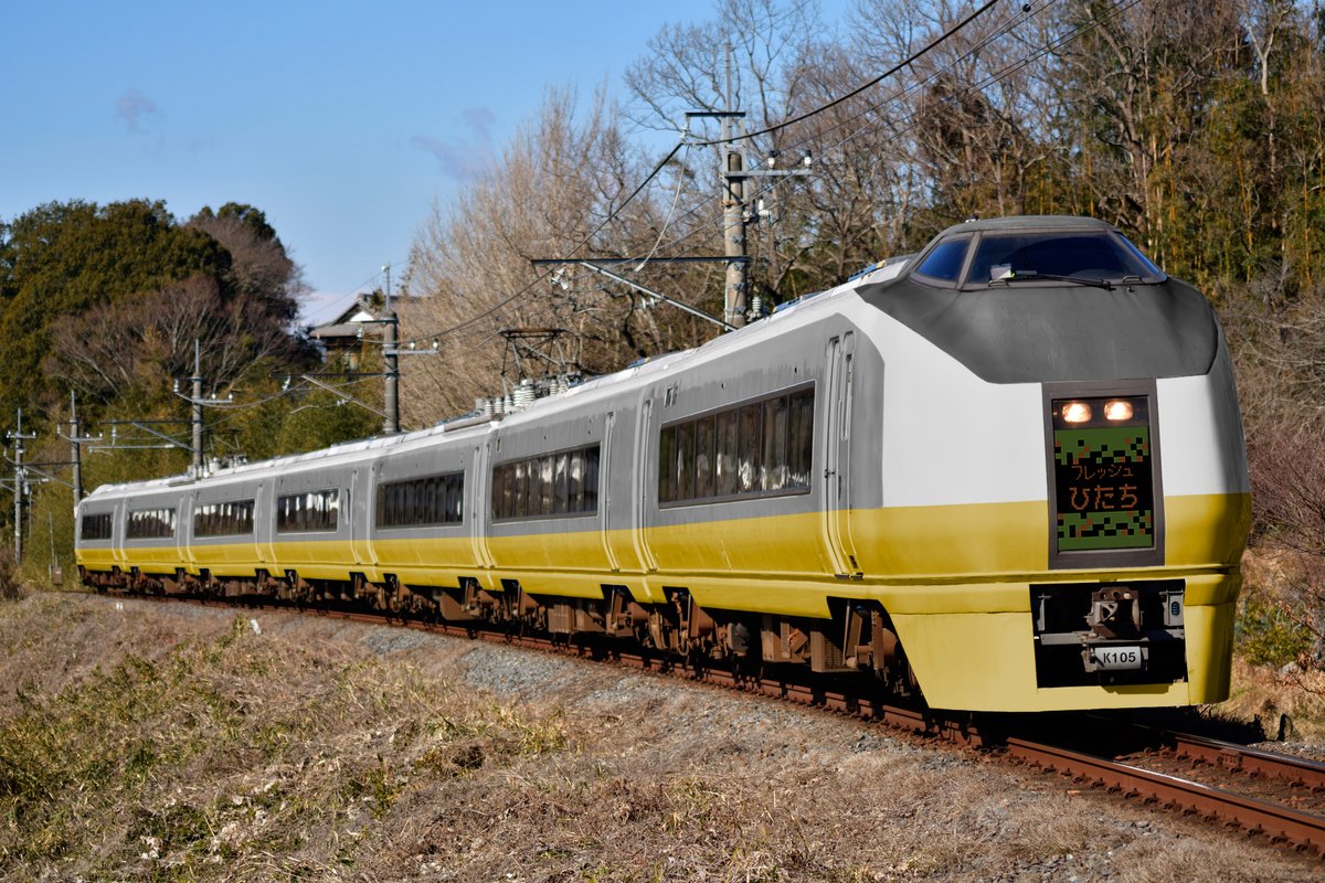 いそ 651系のE653系カラー4種 #u_s_o_train #ウソ電