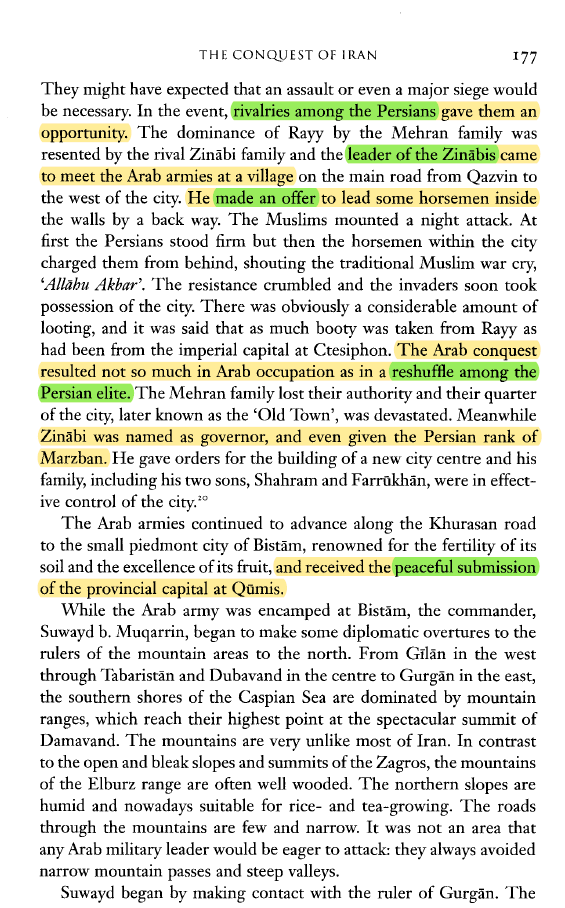 It was primarily very peaceful &amp; mostly was the Persian elite seeing an opportunity to climb the...