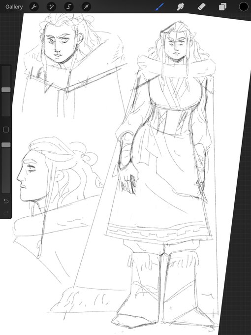 Accidentally made this side character for my comic a total babe 