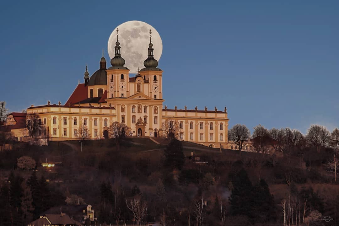 Heritage of Czechia on Twitter: "Svatý Kopeček (Holy Hill) -the Basilic ...