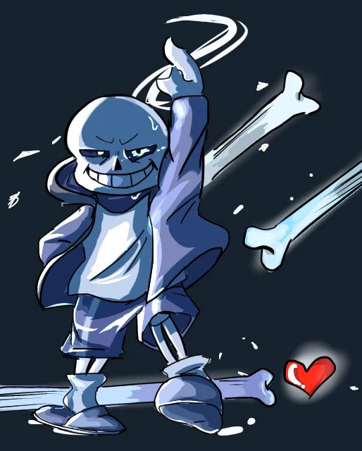 だいぶ落書きなGルートサンズ
#undertale 