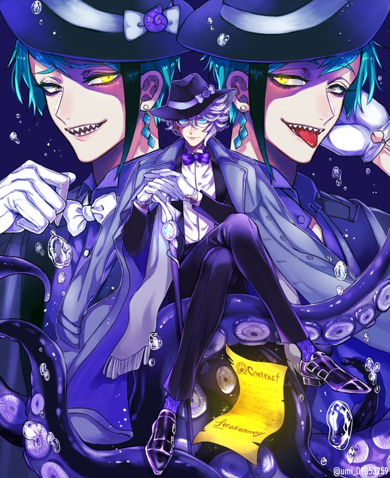 #ツイステファンアート 
3章:深海の商人 