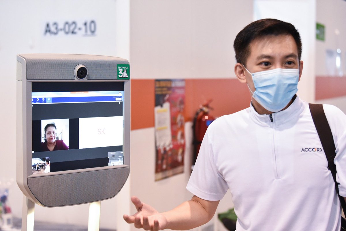 Some pretty cool technology is being utilised in the facility to reduce the risk of infection too: volunteers will be able to speak to patients in their native languages via roving telepresence robots; doctors will be able to remotely do teleconsultations with patients
