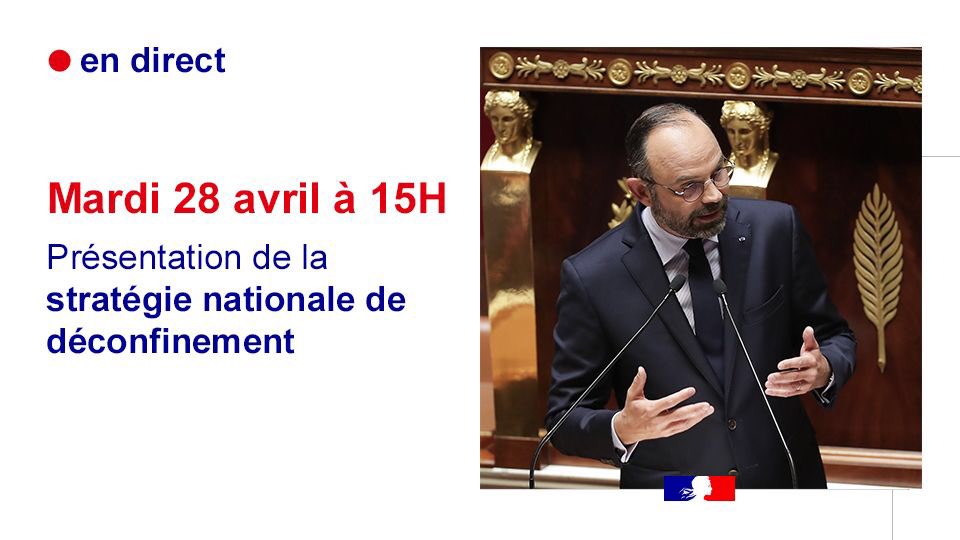EPhilippe_LH's tweet image. Je présenterai la stratégie nationale de déconfinement mardi après-midi, à l’Assemblée nationale, autour de 6 thèmes : la santé (masques, tests, isolement...), l’école, le travail, les commerces, les transports et les rassemblements. #COVID19