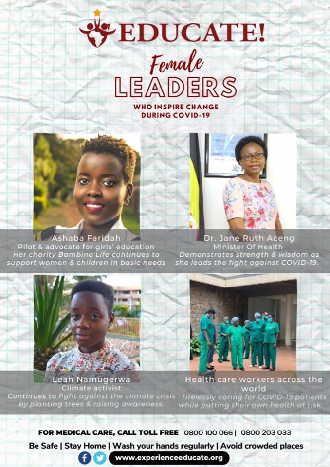 bfb_fred's tweet image. Many courageous and brave young women are on the front lines of the outbreak, delivering essential goods, providing lifesaving healthcare services, and supporting their communities to cope.

Have you been #inspired by anyone? If so, what are you doing to follow them?