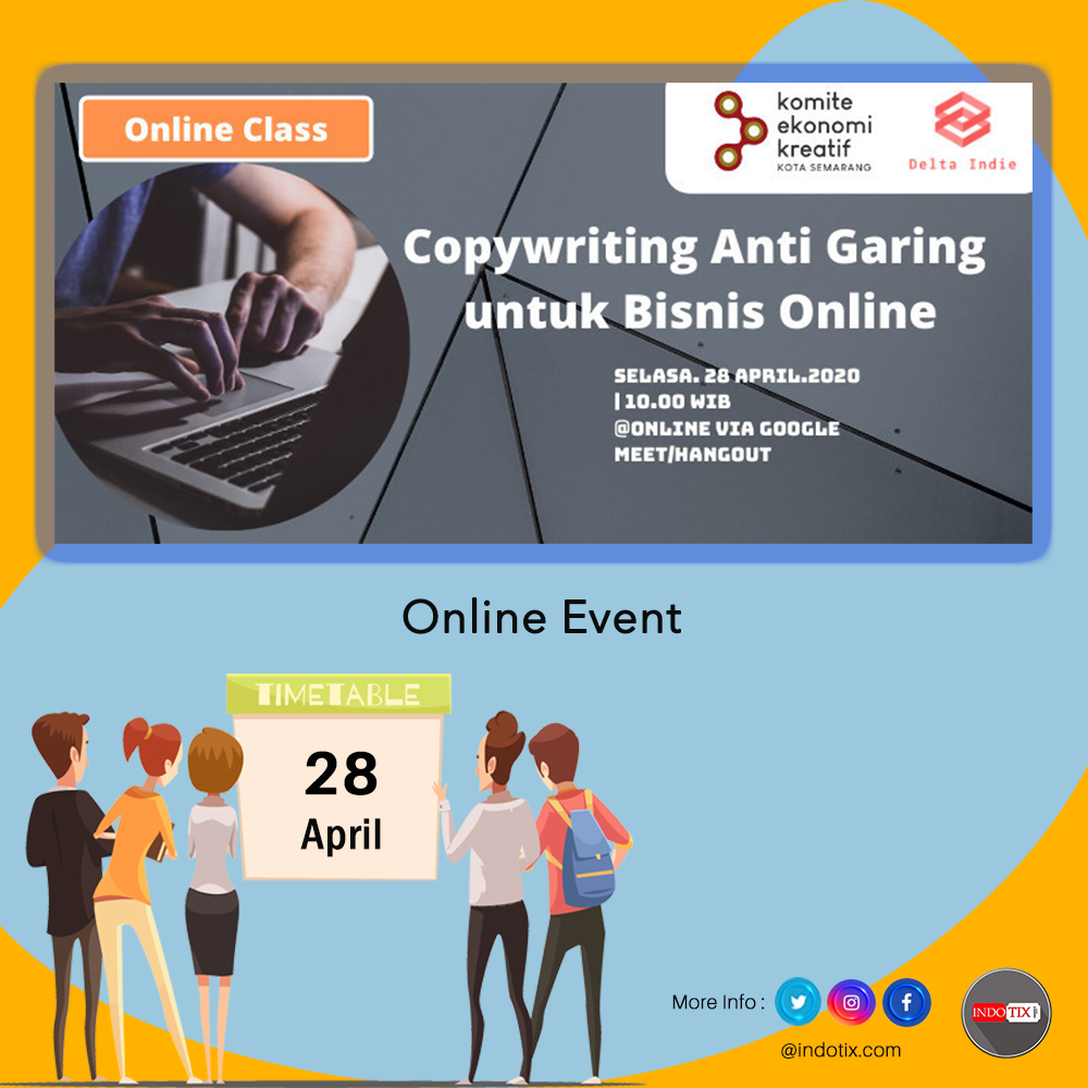 indotix's tweet photo. Hai Sobat Indotix Delta Indie Digital Creative mengadakan "Kelas Online Copywriting Anti Garing Untuk bisnis online" Apa itu Decoy Effect ?  untuk mengetahuinya kamu bisa klik https://t.co/wb15rEdrn5

#eventoline #kelasonline #indotix #event https://t.co/AEXipzsVX4