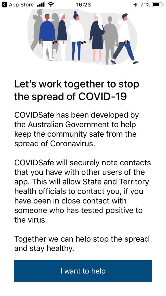 TBF the privacy info is VERY readable compared to nearly every other, “I have read and agree to the terms and conditions” checkboxes we click for every other app, online store or pizza delivery service we sign up for.   #COVID19au