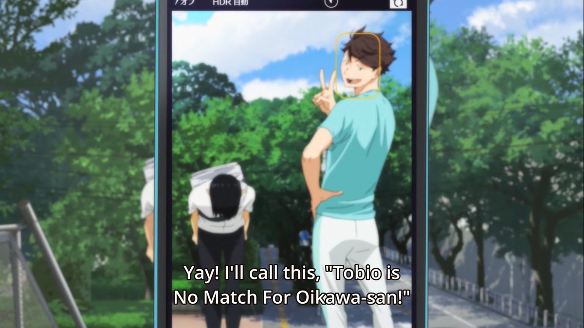 I truly love how oikawa is simultaneously this unattainable megastar heartthrob and the most massive dork in all of japan